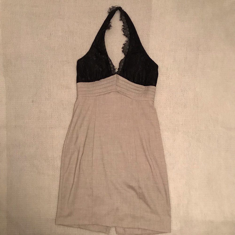 Lace halter dress